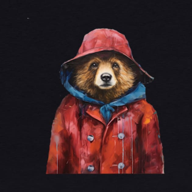 Funky Paddington Bear by Kit'sEmporium